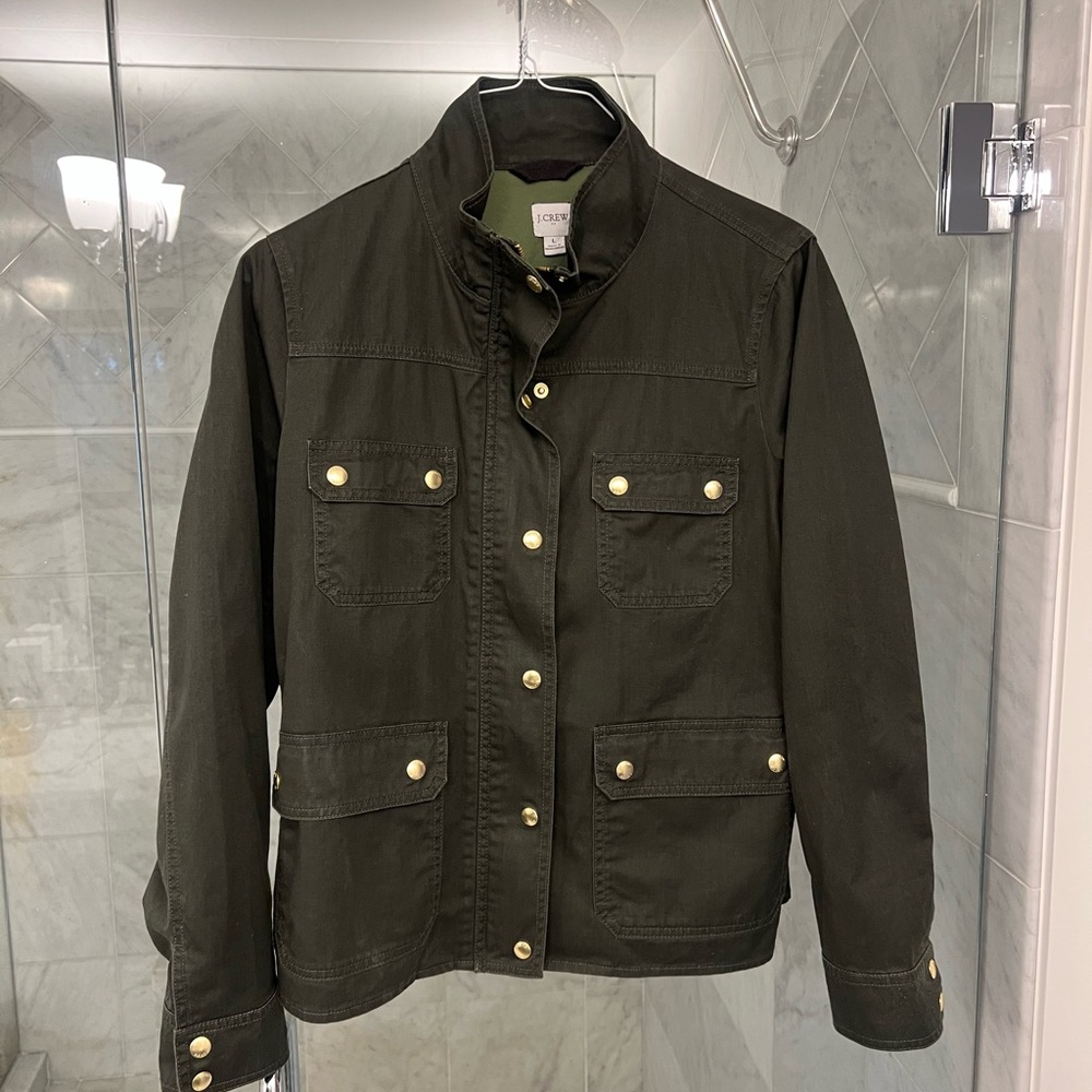 J. Crew Factory Olive Field Jacket